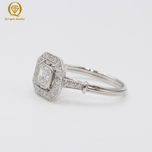 Anillo de Mujer de Lujo con Diamantes Completos, Platino con Certificado IGI, Diamante Cultivado en Laboratorio de Alta Calidad, Ideal para Fiestas - Product Image 3
