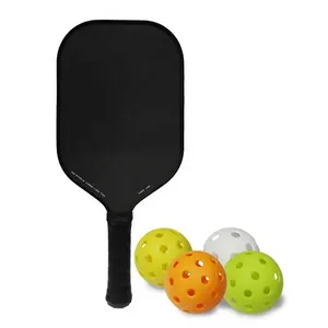 โรงงานขายร้อนที่กําหนดเองคุณภาพสูงคาร์บอนไฟเบอร์ Thermoformed Pickleball ไม้พาย