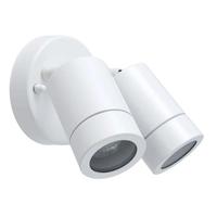 Lampe murale extérieure décorative en acier inoxydable, étanche, réglable, à 2 têtes, en verre trempé, GU10 35W 2700K