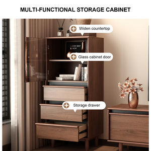 Armoire <span class=keywords><strong>de</strong></span> rangement moderne ENF en bois massif pour salle à manger, meuble <span class=keywords><strong>de</strong></span> salon, meuble <span class=keywords><strong>de</strong></span> maison - Product Image 4