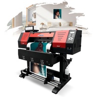 Populaire automatique 2.3ft imprimante à jet d'encre 0.7m qualité stable 27.5 pouces ECO solvant imprimante prix usine EQUIPOS