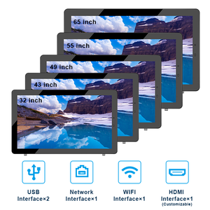 <span class=keywords><strong>Pantalla</strong></span> Digital de Señalización para Exteriores de 43, 55 y 65 Pulgadas, Resistente a la Intemperie IP65, Montada en Pared, Kioscos con <span class=keywords><strong>Pantalla</strong></span> LCD para Ventanas de Vidrio - Product Image 5