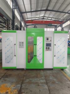 Machine automatique de moulage par extrusion-soufflage d'huile pour moteur PC PP PE 1L <span class=keywords><strong>3L</strong></span> Double stations de détergent de lessive bouteille - Product Image 5