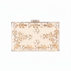 Pochette de soirée femme en cristal sac à main de mariée sac à main de bal de promo orné de strass - Product Image 1