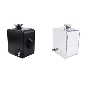 Aluminum Expansion Tank 2.5L Universal Fitment For Car <b>Cooling</b> <b>System</b> Replacement - Product Image 1