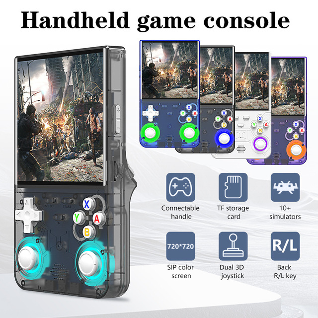 High Quality R36 Ultra Open-Source Handheld Game Console for Retro Classic Arcade Video Games Built-in