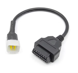 Câble adaptateur <span class=keywords><strong>OBD2</strong></span> 16 broches femelle vers 6 broches pour moto <span class=keywords><strong>DELPHI</strong></span>, garantie 1 an, lecteur de code - Product Image 6