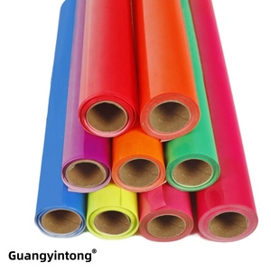 Vinyle thermocollant fluorescent écologique en PU pour produits promotionnels – Feuilles HTV <span class=keywords><strong>pas</strong></span> chères pour <span class=keywords><strong>Cricut</strong></span> – Vinyle PU thermocollant - Product Image 1