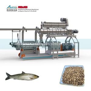 Système d'usine clé en main d'extrusion à double vis pour aliments aquatiques Une solution entièrement automatisée pour la production à grande échelle - Product Image 1