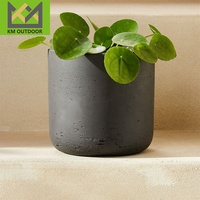 Pots et jardinières en fibrociment durables de grande taille pour plantes et fleurs d'extérieur, prix d'usine