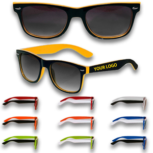 OEM personnalisé unisexe rétro lunettes de soleil plage pêche tourisme multicolore épissage UV400 <span class=keywords><strong>lentilles</strong></span> entreprise léger confortable - Product Image 6