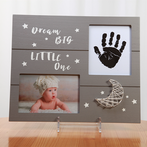 2024 nóng bán dễ thương bé khung ảnh DIY 3D dấu tay Giấc Mơ lớn in khung ảnh lưu niệm - Product Image 2