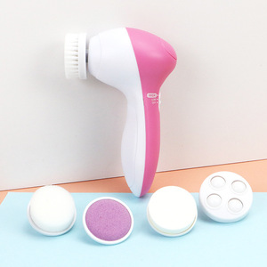 Pulitore Viso Elettrico 5 <span class=keywords><strong>in</strong></span> 1, Spazzola per Pulizia del Viso, Dispositivo per la Cura della Pelle, Massaggiatore, Strumento per la Rimozione dei Punti Neri - Product Image 2