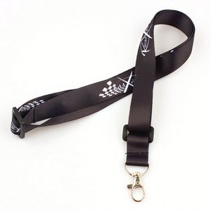 Adjustable <b>Breakaway</b> Nylon Holder Neck Cord Strap Black <b>Lanyard</b> with Clip <b>Lanyard</b> - Product Image 1
