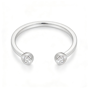 Anillo de Compromiso de Moda con Diamante CVD Cultivado en Laboratorio, Oro Sólido de 10K/18K, Personalizado, para Hombre/Mujer, Ideal para Fiestas - Product Image 2