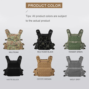 Chaleco Táctico de Liberación Rápida con Sistema MOLLE, Ajustable, para Entrenamiento al Aire Libre, Seguridad y Protección - Product Image 2