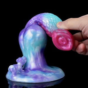 YOCY Fantasy Animal Dog <b>Dildo</b> Knot Big Cock Women Vagina Anal Stimulator Silicone Sex Toys Dog <b>Dildo</b> Monster Cock for Men Women - Product Image 4