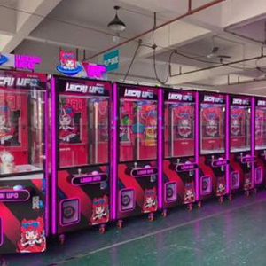 Macchina da gioco a gru a gettoni con artiglio blu trasparente per bambole, distributore automatico Key <span class=keywords><strong>Master</strong></span> con 1 anno di garanzia - Product Image 2
