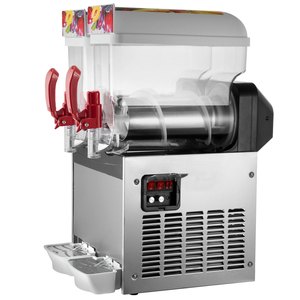 Machine à boissons glacées commerciale, machine à slush, machine à granita en acier inoxydable à 2 robinets pour magasin - Product Image 1