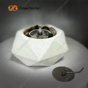 Table Foyer Bioéthanol Cheminée Insert En Verre Portable Petite Grande Mini Cheminée De Table Bureau Bio Carburant Brûleur Lampe À Huile - Product Image 4