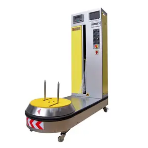 Automatische Bagageinpakmachine Op De Luchthaven/Bagageverpakkingsmachine