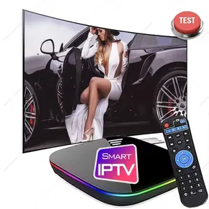 กล่องทีวี Full HD 4K Hot iptv m3u 4k เบลเยียมเนเธอร์แลนด์สเปนเยอรมนีอาหรับอิตาลี Android TV Box