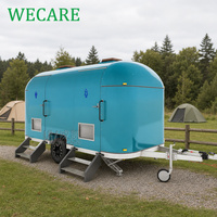 WECARE Toilettes portables solaires de luxe, remorque sanitaire mobile robuste avec batterie pour événements hors réseau