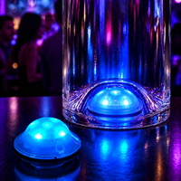 Longstargift – Présentoir de comptoir lumineux LED RGB personnalisé pour bouteilles, idéal pour la promotion des spiritueux et le service de bouteilles