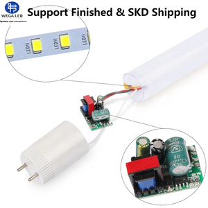 Đèn chiếu sáng hiệu quả 140lmw 190lmw 220lmw tiết kiệm năng lượng 5W 9W đèn nhôm hồ sơ rõ ràng khuếch tán T5 <span class=keywords><strong>T8</strong></span> LED PC Ống ánh sáng - Product Image 2