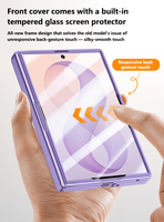 Étui large pour Samsung Galaxy Z Fold8 avec verre trempé intégré, sangle magnétique à rebond et béquille rotative à 360° pour la protection de la charnière