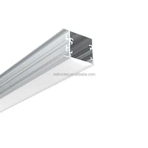 42 * 35毫米墙壁LED型材上光和筒灯LED铝制通道挤压轨道，用于内部照明