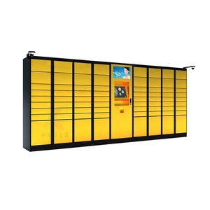 Serrure électronique intelligente Casier de livraison de colis en acier/métal pour l'université/immeubles de bureaux et les communautés de résidence - Product Image 1