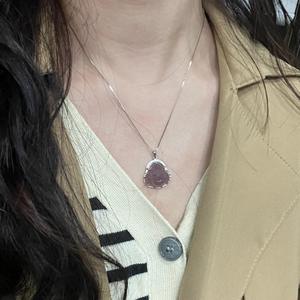 Collar con Colgante de Plata de Ley S925, Estilo Chino Nuevo, Perla Natural Blanca, Colgante de Calabaza de la Suerte, Colgantes Finos de Lujo - Product Image 5