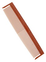 Peigne à dents larges pour cheveux longs Kenwei Professional Salon, pour barbiers et coiffeurs, avec manche en bambou, 19 cm