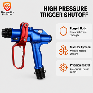 Lance d'incendie professionnelle haute pression à déclenchement rapide pour lutte contre les incendies profonds, avec têtes interchangeables, Fourniture OEM - Product Image 1