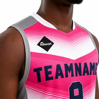 Uniformes de Baloncesto OEM/ODM, Conjuntos de Camisetas de Baloncesto Sublimadas Personalizadas para Hombre, Venta al Por Mayor