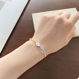 Dylam New Design 925 Sterling Silver Rhodium Plated Cute Cloud <b>Rainbow</b> Beaded Women Fine Jewelry Daily Wear <b>Bracelet</b> - Product Image 3