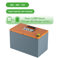 Boîtier en fer personnalisé 48V 60V 72V pour batterie liquide, 3000 cycles, étanche, en métal, pour moto électrique et vélo électrique