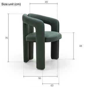 <b>Dining</b> <b>Chairs</b> Modern Luxury Leisure <b>Dining</b> <b>Chair</b> Boucle Fabric <b>Chairs</b> <b>Dining</b> Upholstered <b>Velvet</b> <b>Dining</b> <b>Chair</b> for <b>Dining</b> Room - Product Image 6