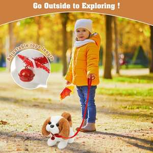 Juguetes Electrónicos para Perros, Novedad Transfronteriza 2025, con Sonido y Movimiento, Peluche Corto de 31-50 cm, Juguetes para Comercio Exterior - Product Image 3