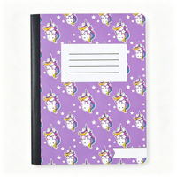 Cahier d'exercices personnalisé de haute qualité, fournitures de papeterie, carnet de notes mignon à motifs de dessins animés pour les étudiants, fournitures scolaires