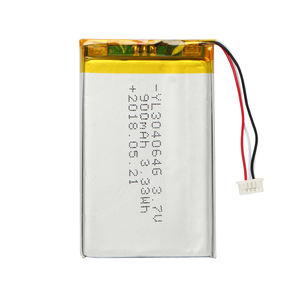 Пользовательская литиевая перезаряжаемая батарея Lipo Lithiumr 900mah 3,7 v батарея - Product Image 3
