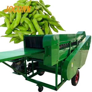 Easy operation edamame beans harvesting picking machine/Peas pod collecting plucking machine/Gasoline green soy bean harvester