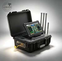 Détecteur de signal RF portable léger à bande complète, portée 3 km, lecture des enregistrements, IP65, sécurité sans fil double 4G/WiFi, autonomie 12h