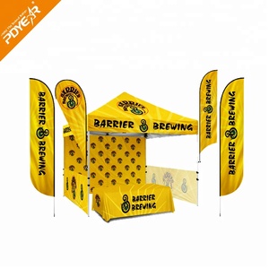 Tienda de campaña PDYEAR plegable sobre techo plegable para exposiciones con media pared <span class=keywords><strong>Ford</strong></span> Transit Custom Full Pop Up Garage Guangzhou Trade Show - Product Image 6