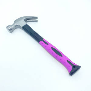 <span class=keywords><strong>Marteau</strong></span> à griffes <span class=keywords><strong>de</strong></span> type <span class=keywords><strong>américain</strong></span> <span class=keywords><strong>de</strong></span> 16oz, outils <span class=keywords><strong>de</strong></span> quincaillerie à vendre à chaud avec manche en fibre <span class=keywords><strong>de</strong></span> verre en plastique <span class=keywords><strong>de</strong></span> couleur personnalisable OEM pour les charpentiers - Product Image 1