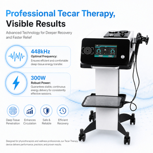 Máquina de Fisioterapia Tecar de Diatermia Capacitiva y Resistiva de 448khz con Certificación CE para Recuperación de Tejidos Profundos - Product Image 5