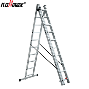 <span class=keywords><strong>Échelle</strong></span> d'extension industrielle 3*10 étapes 3 sections <span class=keywords><strong>Échelle</strong></span> <span class=keywords><strong>multifonction</strong></span> pliable en aluminium <span class=keywords><strong>avec</strong></span> EN131 - Product Image 5