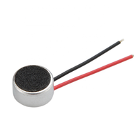 Capsules de microphone à électret unidirectionnel haute fidélité 1045 micro 10 mm composants acoustiques de microphone à fil de soudure