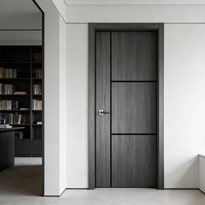 Puerta Lateral de Apertura de Polímero Compuesto, Puerta Exterior Moderna Impermeable e Insonorizada para Apartamentos, Hoteles, Escuelas, Villas y Proyectos - Product Image 2